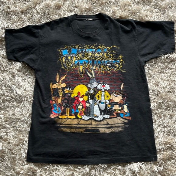 Vintage Looney tunes ( Metal Tunes ) tshirt - Picture 1 of 6